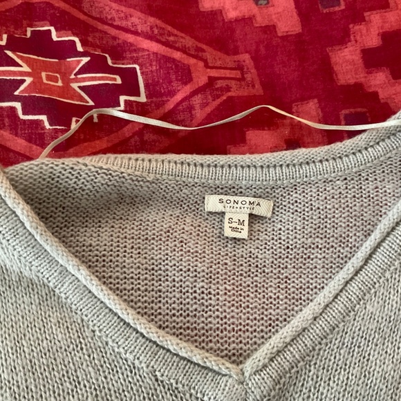 Loose and airy sweater vest by Sonoma…size S/M but fits like much larger - Picture 5 of 5